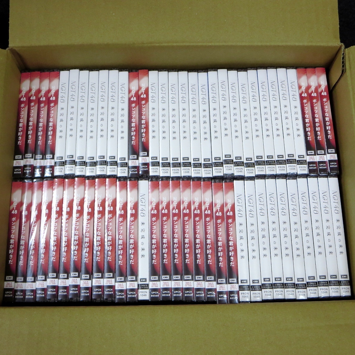 ■未開封CD 大量 60枚セット 2枚用 2枚収納 2枚組 プラケース 一般的なサイズ 厚み 10㎜ 10ミリ 1㎝ トレイ色クリア/透明■z33031 - image 3