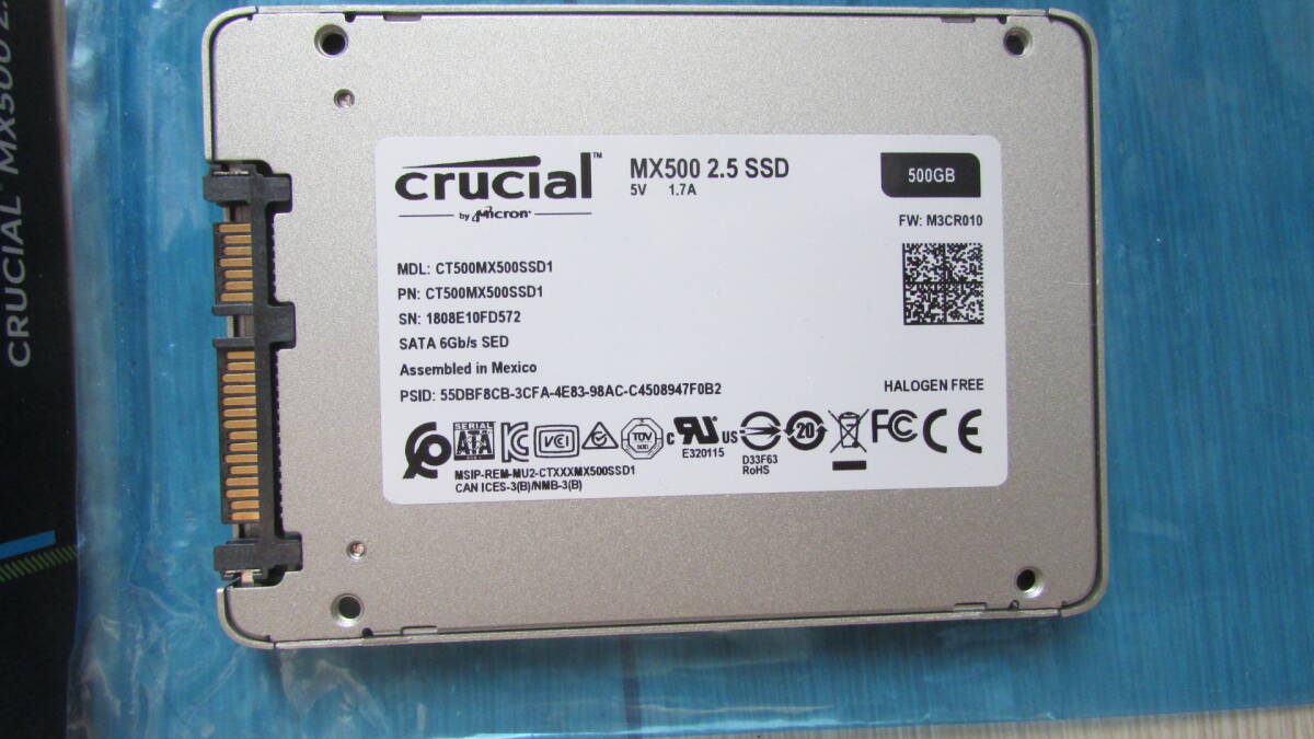SSD 512GB SATA 2.5 インチ crucial CT512MX100SSD1 512GB SSD 7mm  - image 2