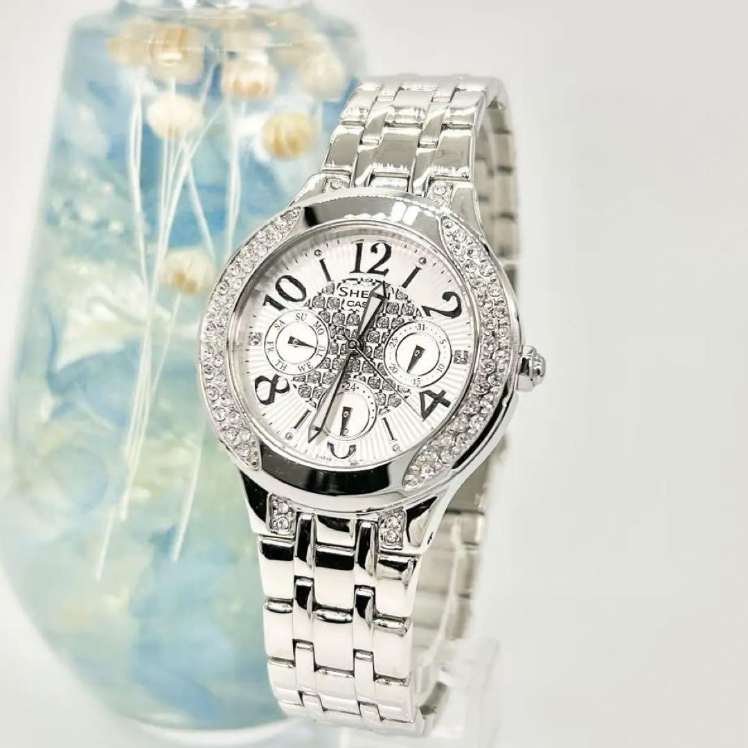 CASIO カシオSHEEN SHE-3803 スワロフスキークオーツ｜ayahoo｜千纸鹤日淘