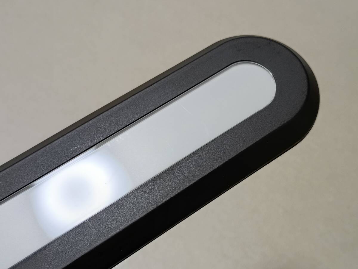 希少♪ Panasonic パナソニック LEDデスクスタンドライト SQ-LC524-K 調光式 ブラック クランプタイプ 動作OK♪ - image 8
