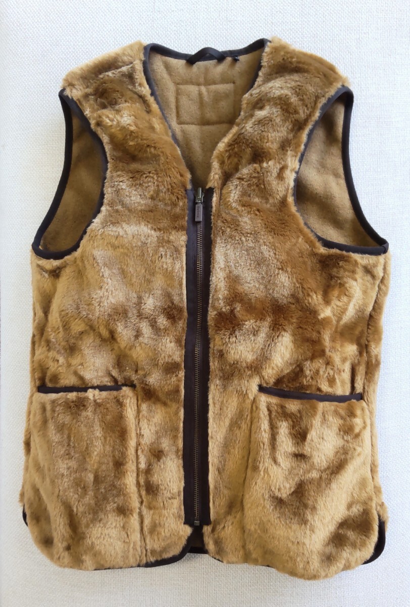 ☆美品☆ BARBOUR バブアーFUR LINER フェイクファーライナーベスト36