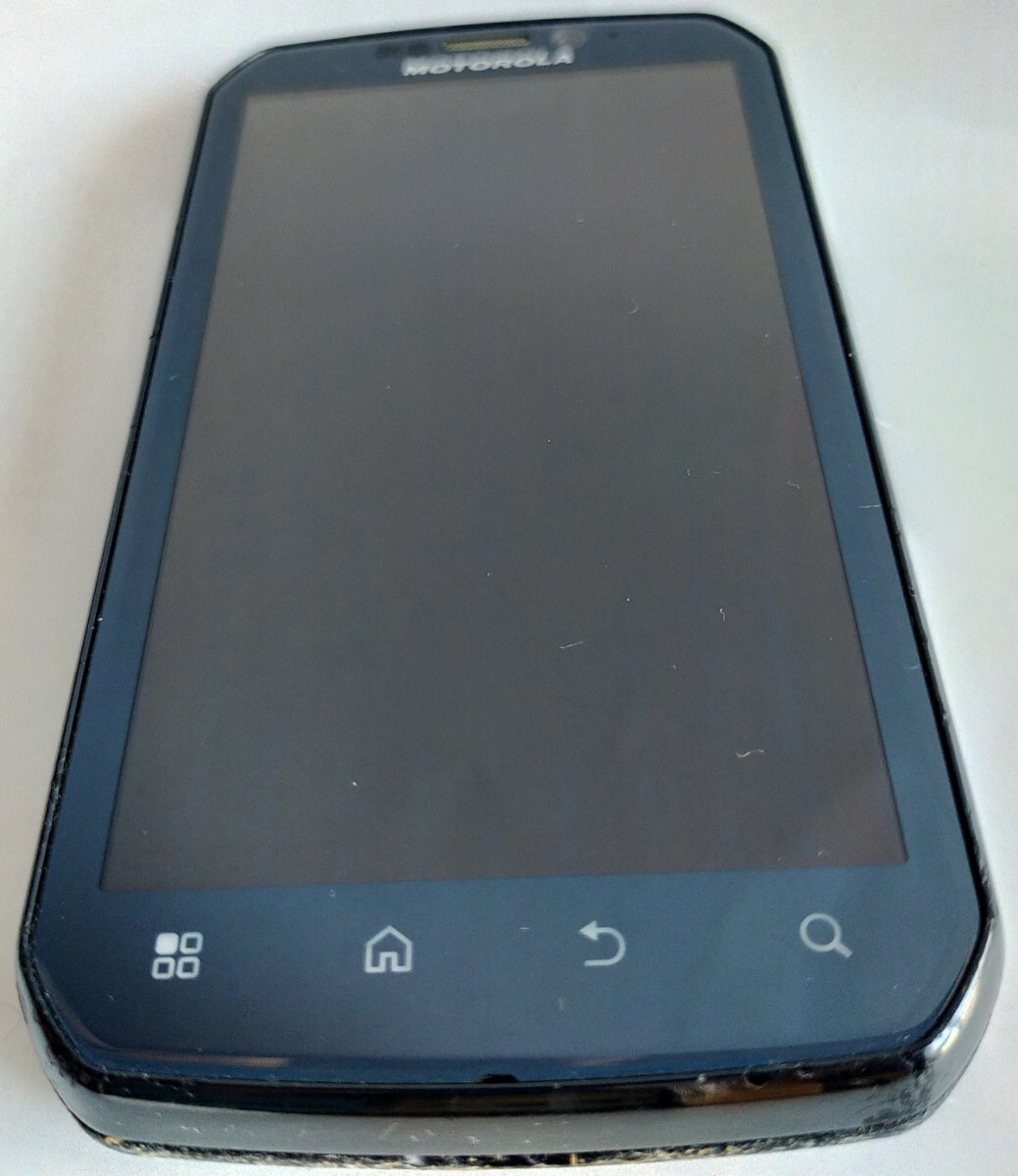 MOTOROLA PHOTON ISW11M au ジャンク 中古 スマホ本体 スマートフォン - image 1