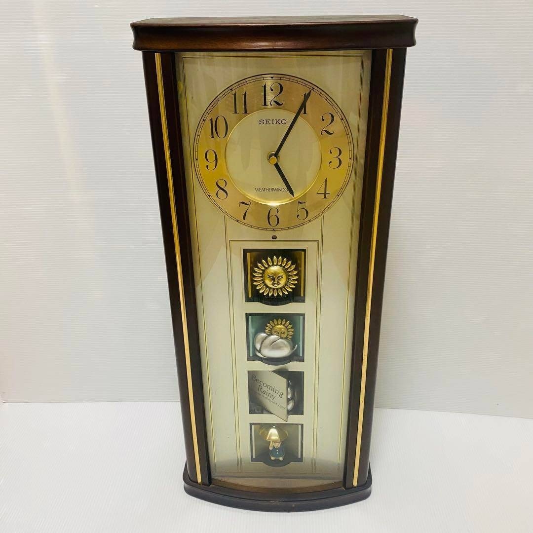 SEIKO からくり時計天気予報天候RE516B ウェザーウィンドウ｜ayahoo