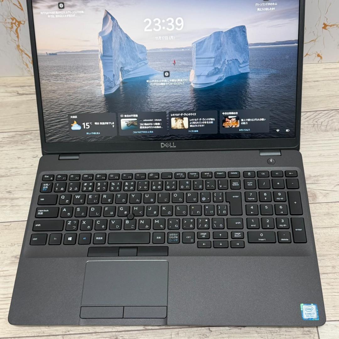 DELL Latitude 5501 高性能ビジネスノートPC i7 16GB Office付き 即納