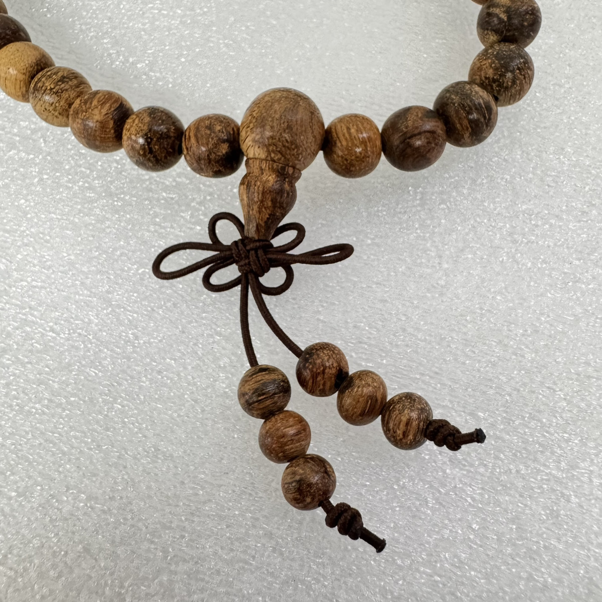 ベトナム産高級品位数珠天然香木沈香ネックレス正規品36g 8mm｜ayahoo