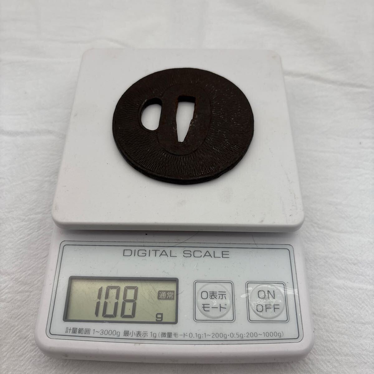 刀鍔つば2点セット刀装具鍔時代物武具刀鍔骨董日本刀アンティーク詳細