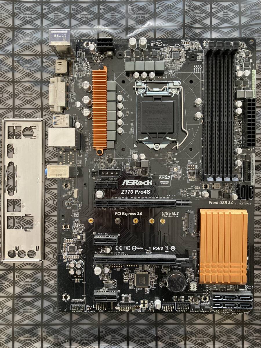 中古動作品 ASRock Z170 PRO4S LGA1151 ハイエンドATXマザーボード