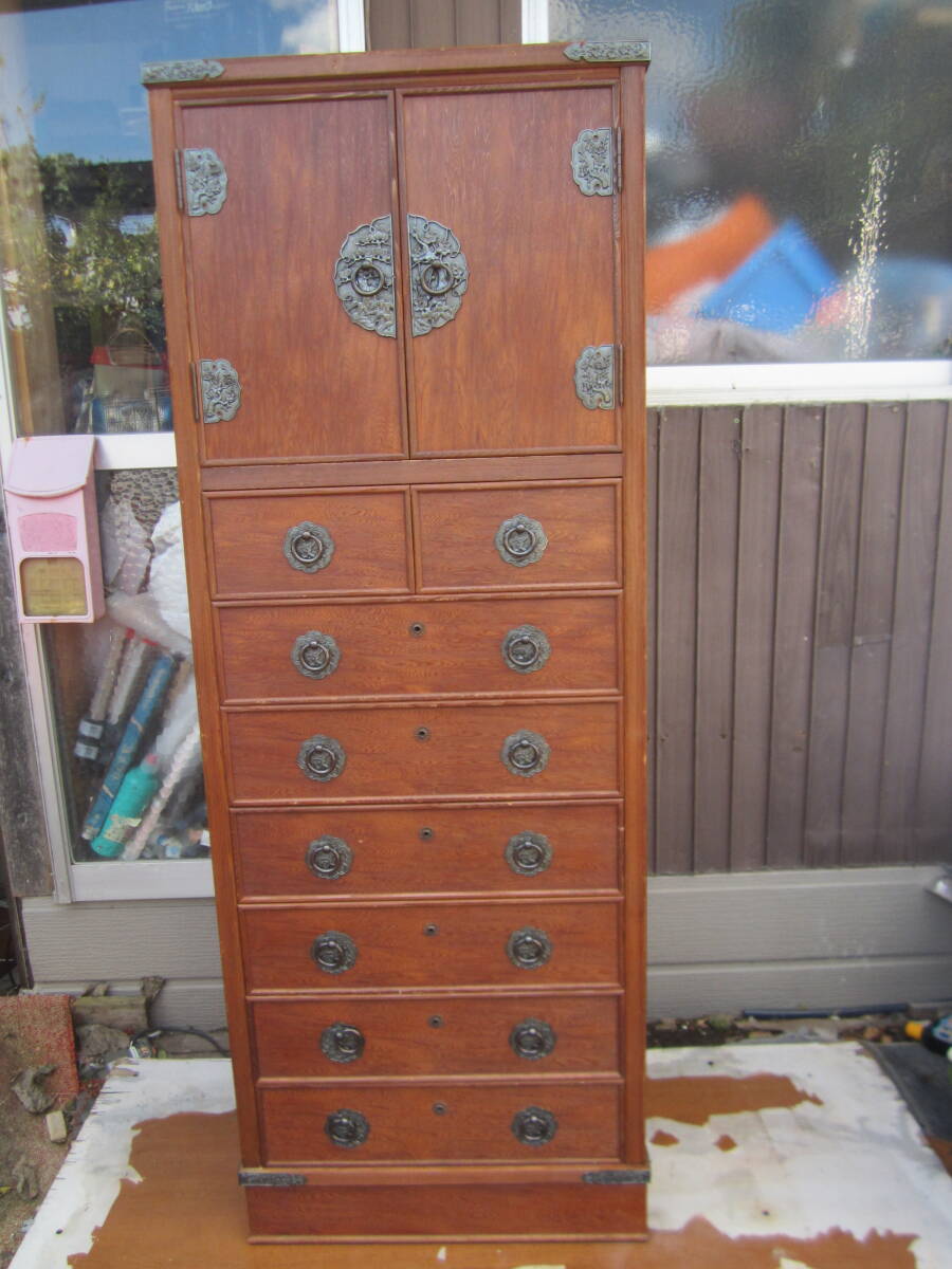 昭和レトロ和箪笥タンス木製焦茶色｜ayahoo｜千纸鹤日淘