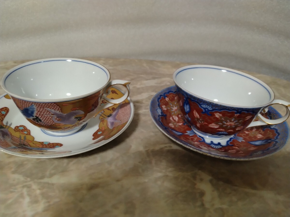 其泉万国博覧会伊万里1988年カップ&ソーサーセット2種類食器｜ayahoo