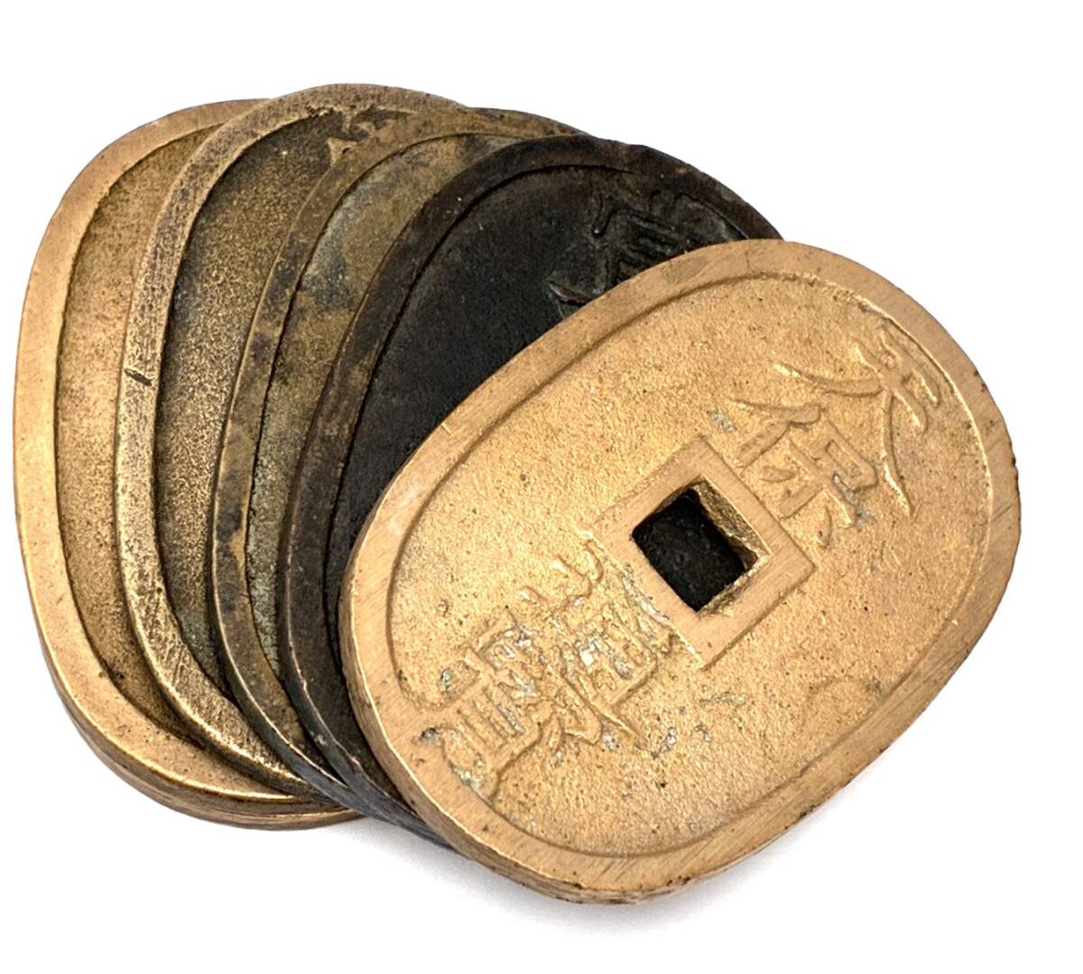 天保通宝24枚まとめ総重量約502.5g(付属の二枚分ケース含み) 旧貨幣