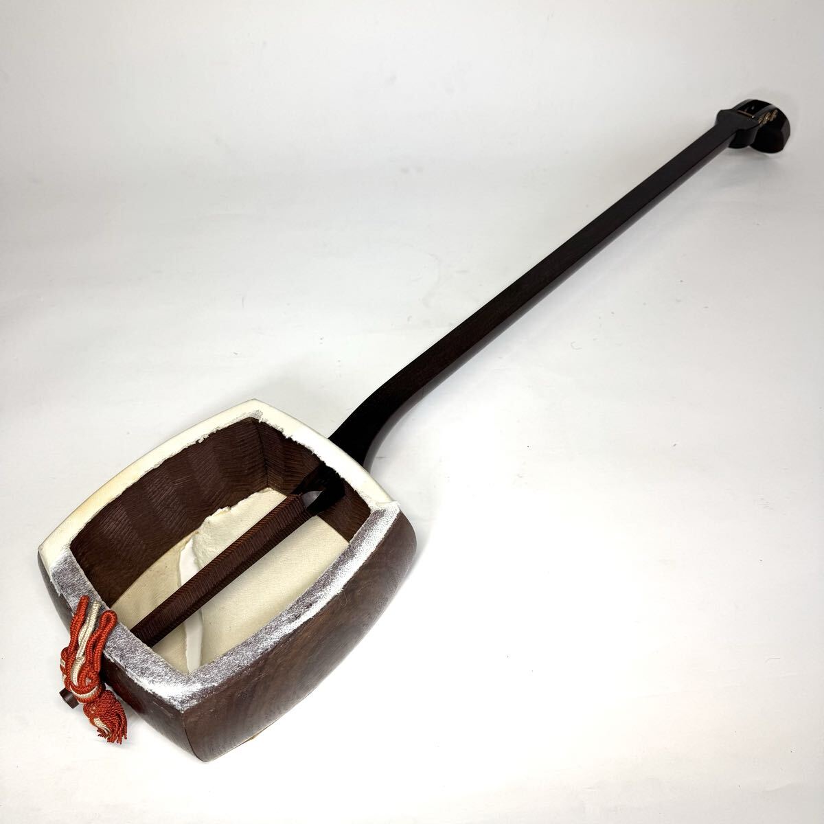 harry！トチ巻き！中棹　民謡三味線！金細子持ち綾杉！K9 harry！トチ巻き！中棹 民謡三味線！金細子持ち綾杉！K9 harry！トチ巻き！