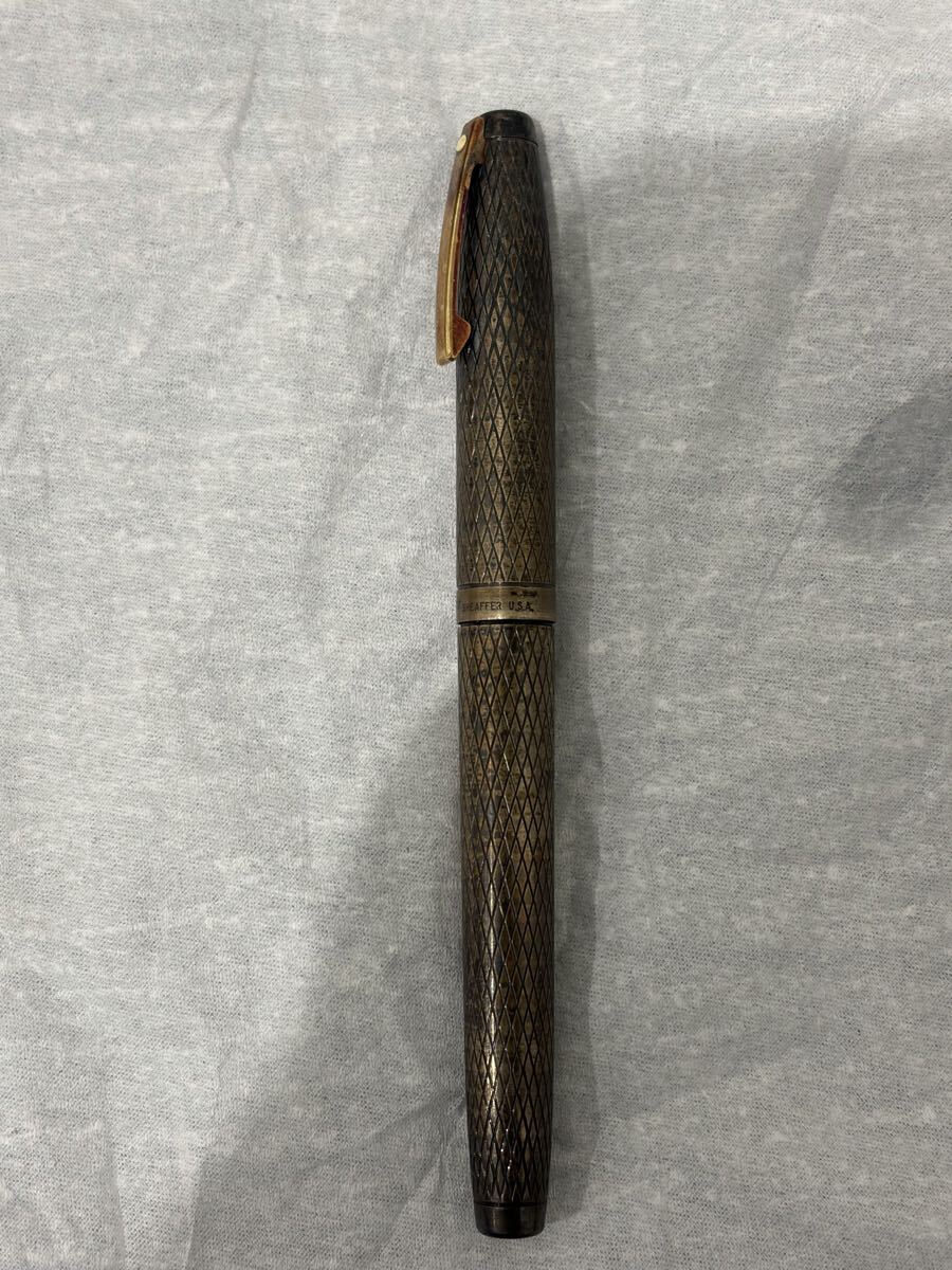 11.28】 SHEAFFER 万年筆スターリングシルバーシェーファーSTERLING