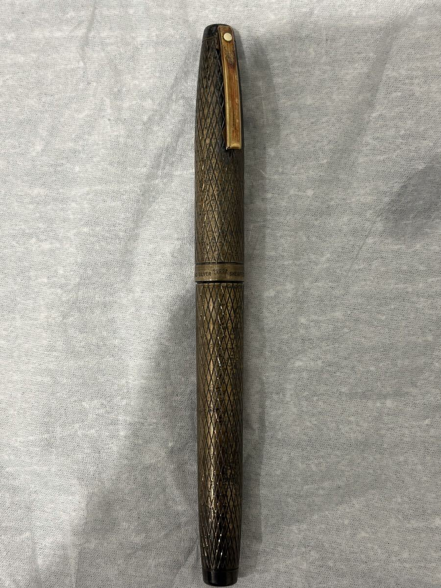 11.28】 SHEAFFER 万年筆スターリングシルバーシェーファーSTERLING