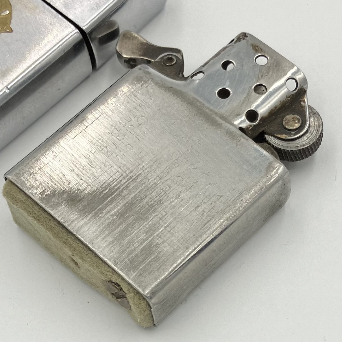 ZIPPO ビンテージ ジッポー 1971年 Contris Packing Co. 中古 動作確認済み - image 1