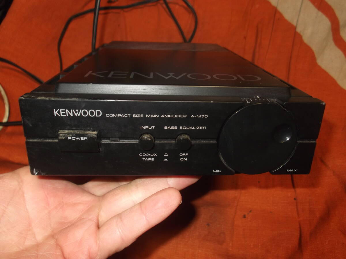 ○KENWOOD ケンウッドA-M70 コンパクトプリメインアンプ小型アンプ