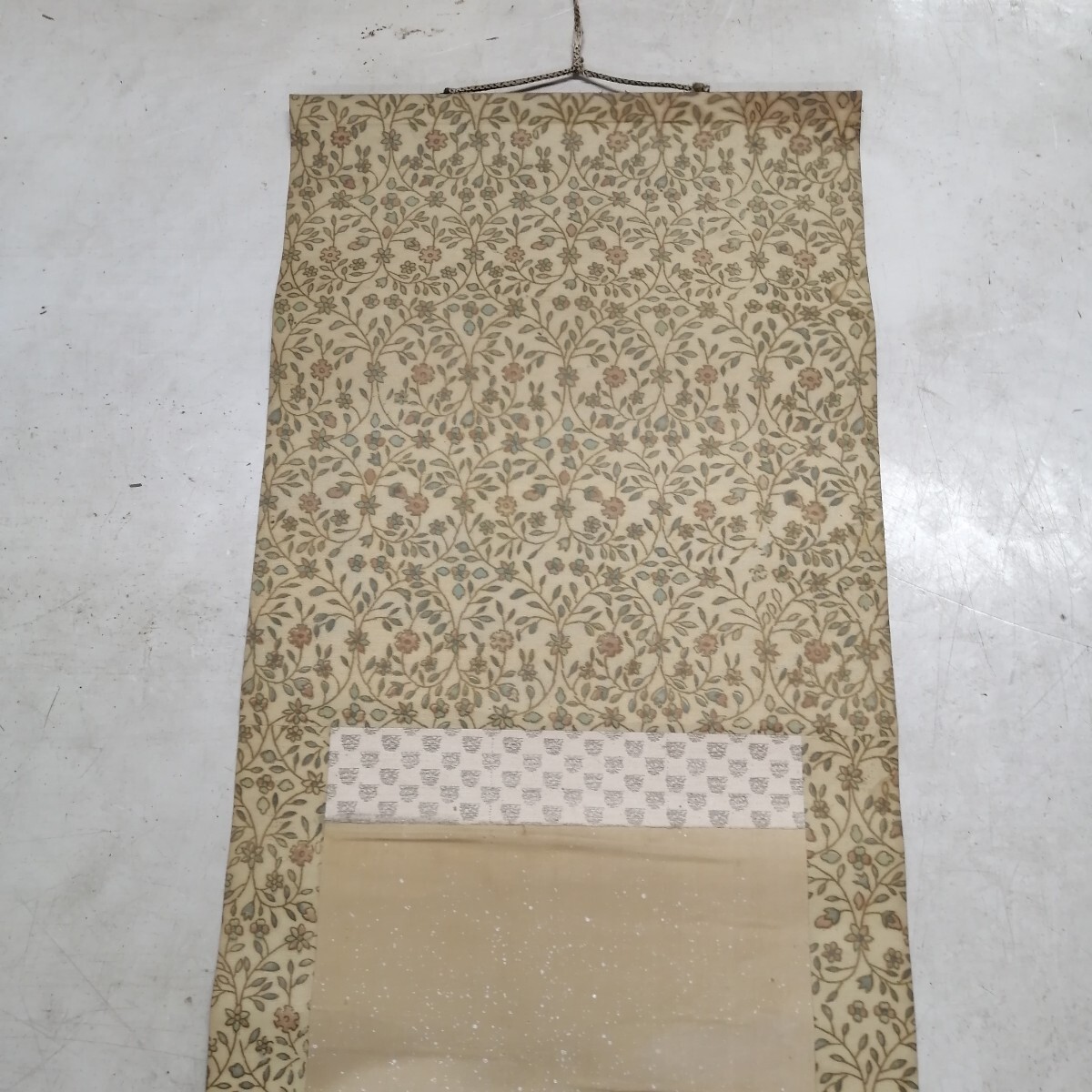 掛軸 雪景色 山水画 日本画 絹本 肉筆 骨董品 古美術 - image 5