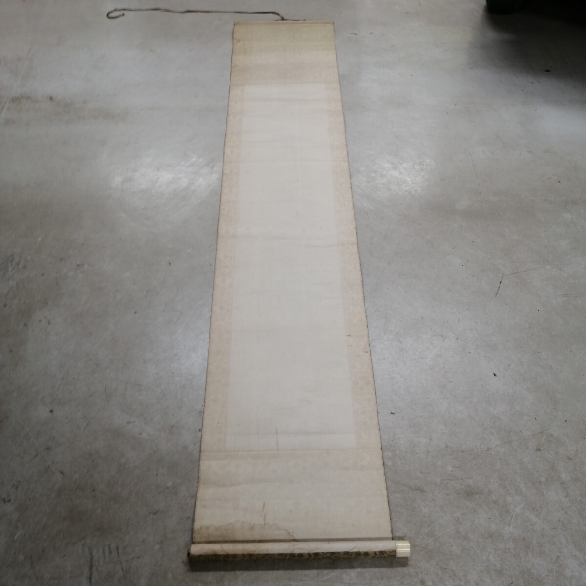 掛軸 雪景色 山水画 日本画 絹本 肉筆 骨董品 古美術 - image 8