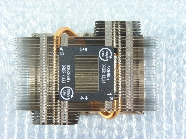 1RXG // Fujitsu PRIMERGY RX2540 M4 の CPU用 ヒートシンク クーラー / A3C40193583 A3C40195326 V26898-B1014-V1 //在庫3 - image 4