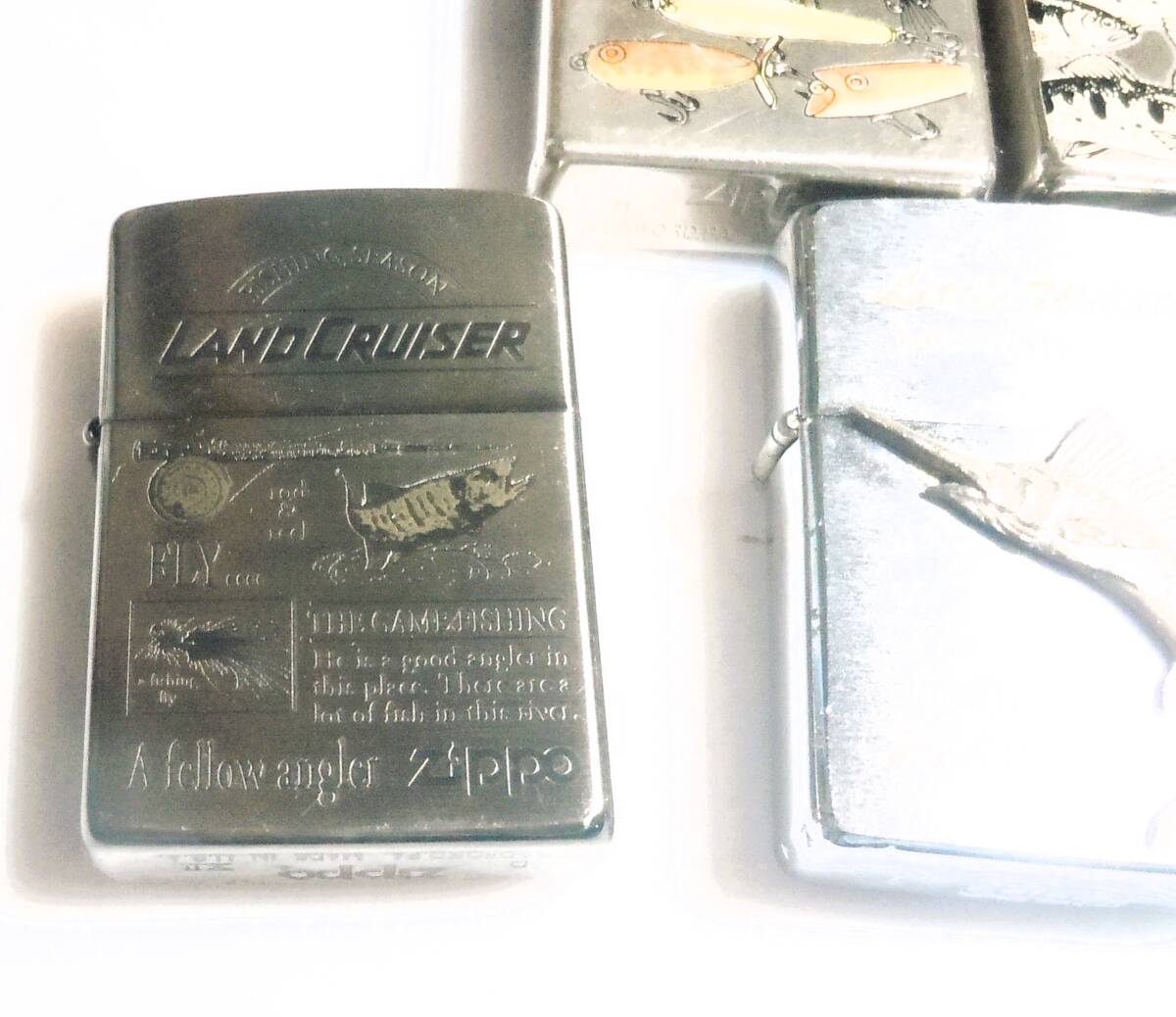 魚や釣りルアーや毛ばりまとめ7個ZIPPO正規品｜ayahoo｜千纸鹤日淘