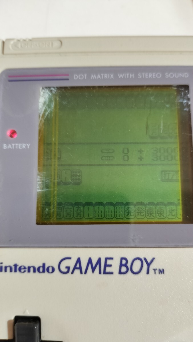 ジャンク任天堂 初代ゲームボーイ 本体 DMG-01 ACアダプター ソフト5本