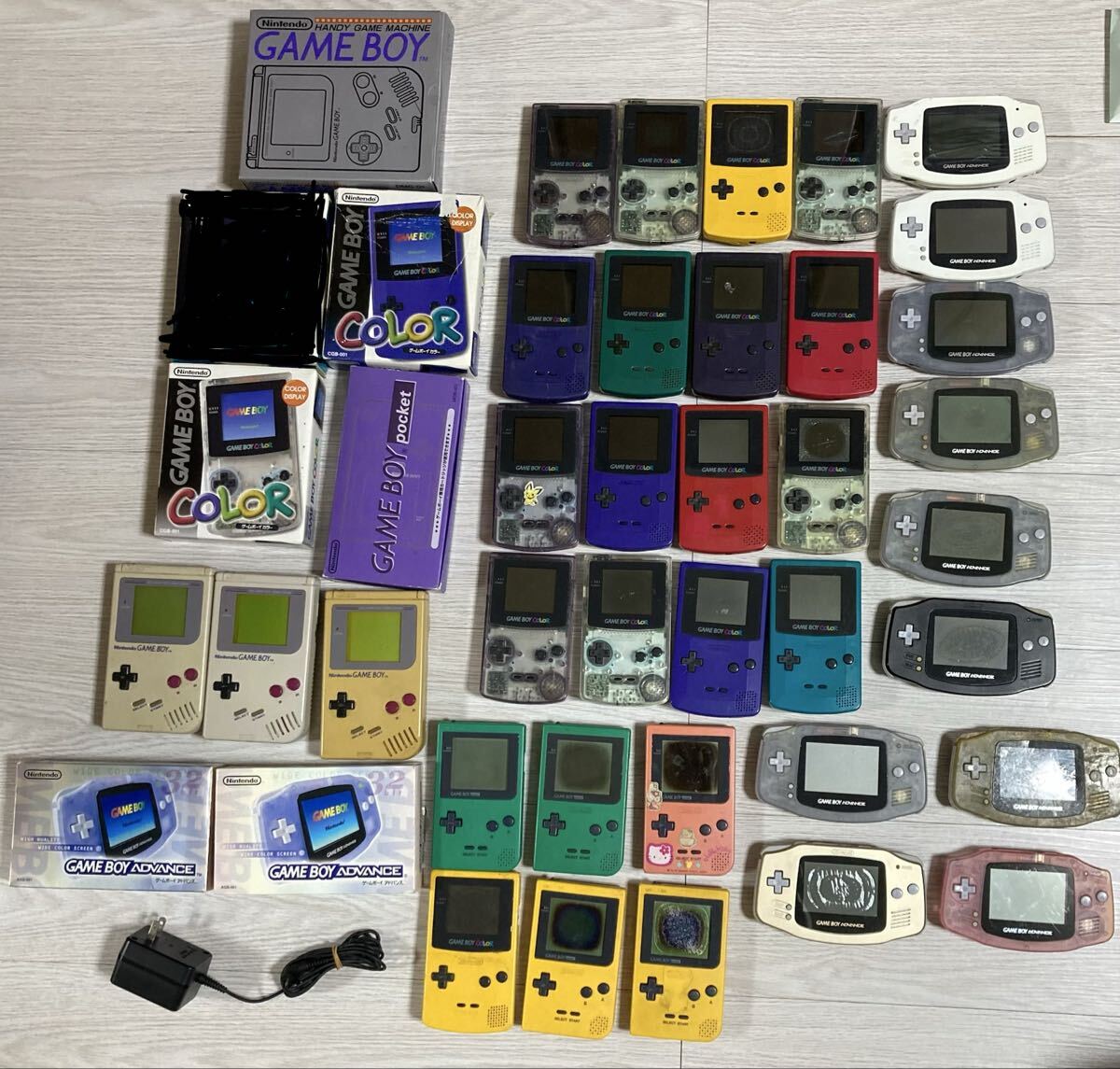ジャンク品 ゲームボーイカラー ゲームボーイアドバンス ゲームボーイポケット ゲームボーイカラー ゲームボーイアドバンス ゲームボーイ
