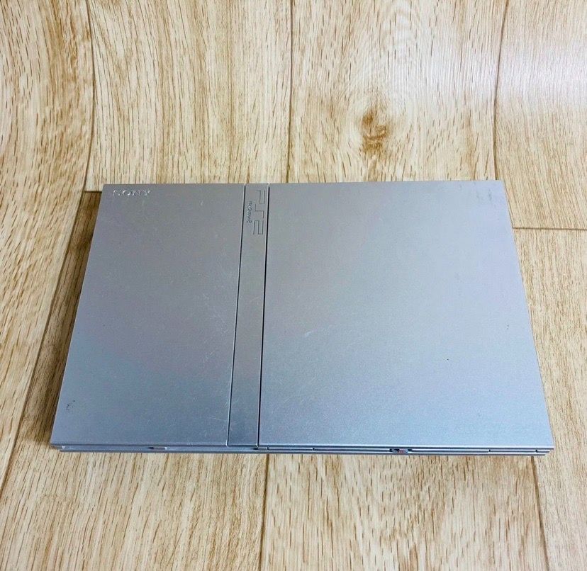 動作良好  SONY PS2 薄型 本体 セット 一式 プレステ2 ソニー シルバー 銀色 - image 5