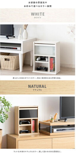 ゲーム機ラック ラック 収納 棚 ゲーミングラック ゲーム収納棚 木目柄 収納家具 棚収納 リビング リビングラック ラック収納 ゲームラック キャビネット ゲームキャビネット コンパクトサイズ おしゃれ 可愛い かっこいい かわいい オシャレ ゲームインテリア QSM-140 - image 3